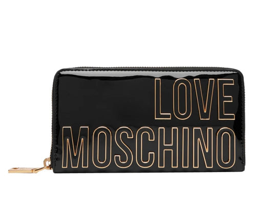 PORTAFOGLI MOSCHINO VERNICE