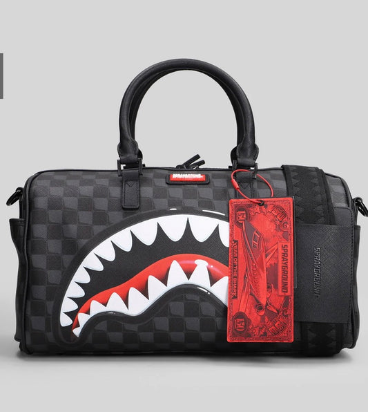 SHARKS IN PARIS BALLOON
BLACK MINI DUFFLE