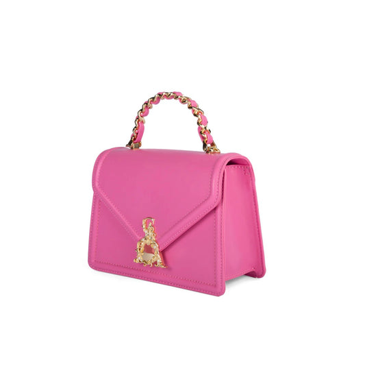 BORSA A TRACOLLA IN PELLE SINTETICA CHAIN