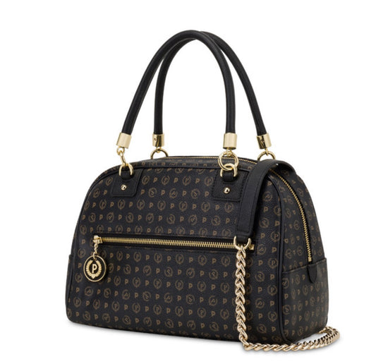 BOWLING BAG HERITAGE LOGO CLASSIC NERO/NERO