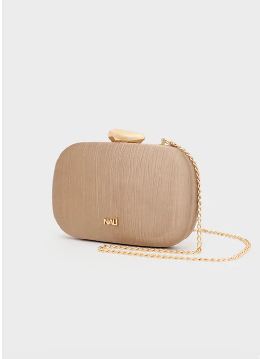 CLUTCH NADINE PLISSE’ LAMINATO