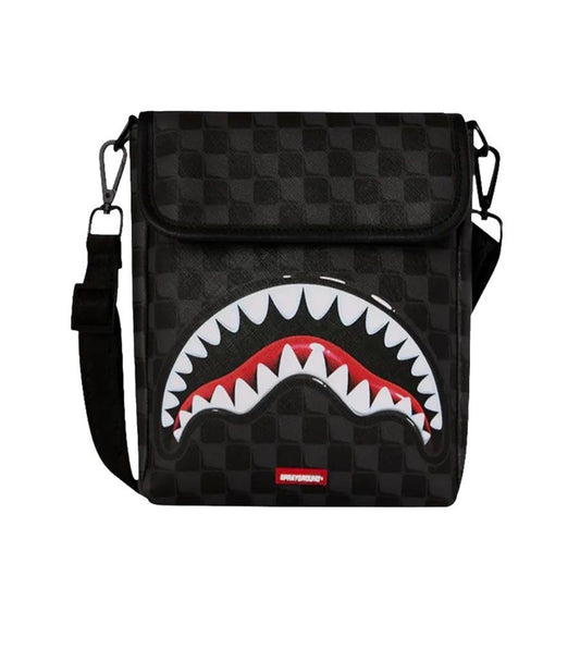 SHARK IN PARIS BALLOON BLACK MESSENGER SLING