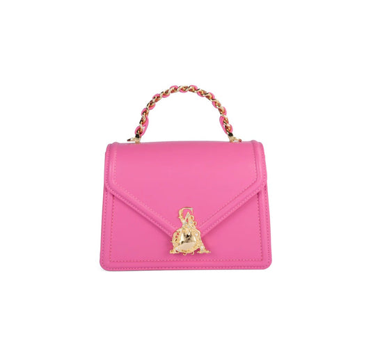 BORSA A TRACOLLA IN PELLE SINTETICA CHAIN