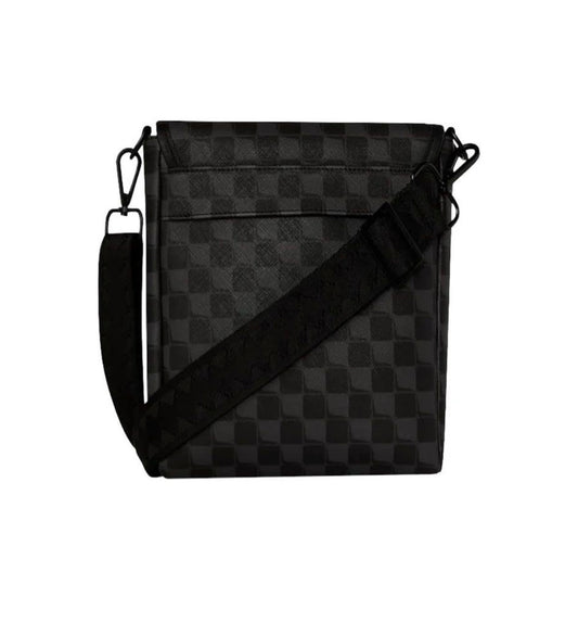 SHARK IN PARIS BALLOON BLACK MESSENGER SLING