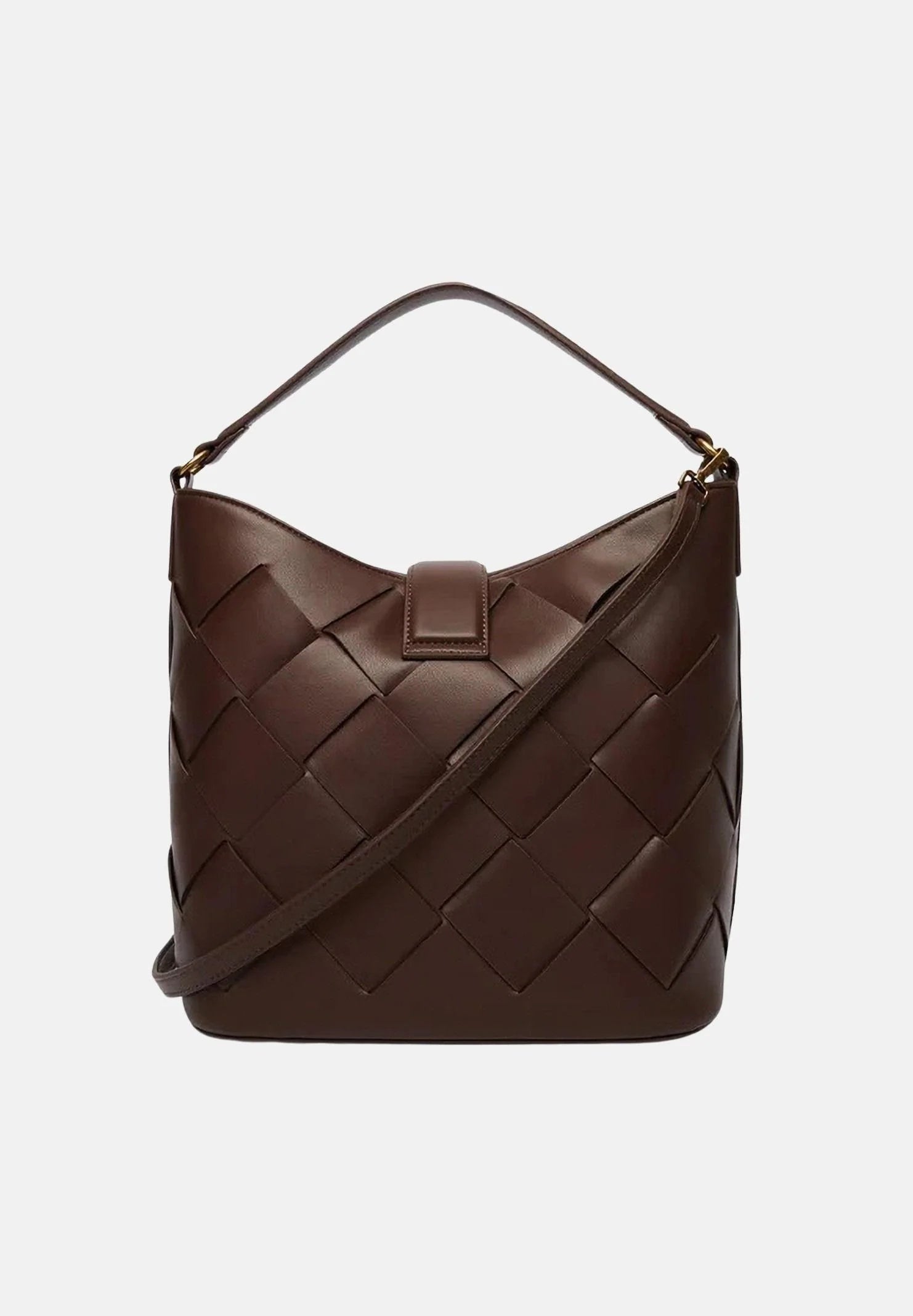 BORSA A MANO BRAIDED ICONIC SNAKES