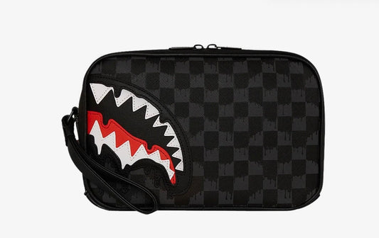 POCHETTE DRIPPING SHARKS IN PARIS TOILETRY BRICK