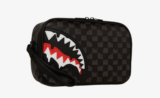 POCHETTE DRIPPING SHARKS IN PARIS TOILETRY BRICK