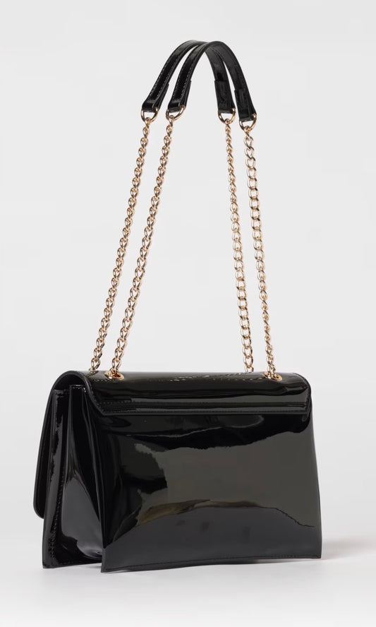 BORSA IN VERNICE CON LOGO