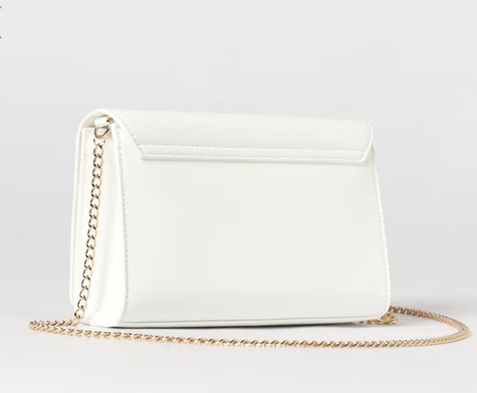 CLUTCH IN VERNICE BIANCA