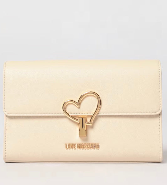 BORSA A TRACOLLA CON CUORE ORO