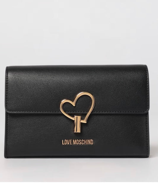 BORSA A TRACOLLA CON CUORE ORO