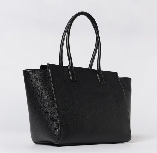 BORSA TOTE A SPALLA CON OCCHIELLI DORATI E FLUARD