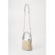 Borsa a mano Atalia Crossbody Bucket - Natural/White con tracolla inclusa