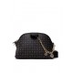 Borsa A Tracolla Heritage Logo Classic Nero/Nero