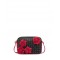 Camera Bag Piccola Heritage Flowers Nero/Rosso