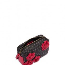 Camera Bag Piccola Heritage Flowers Nero/Rosso