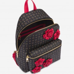 Zaino Heritage Flowers Nero/Rosso