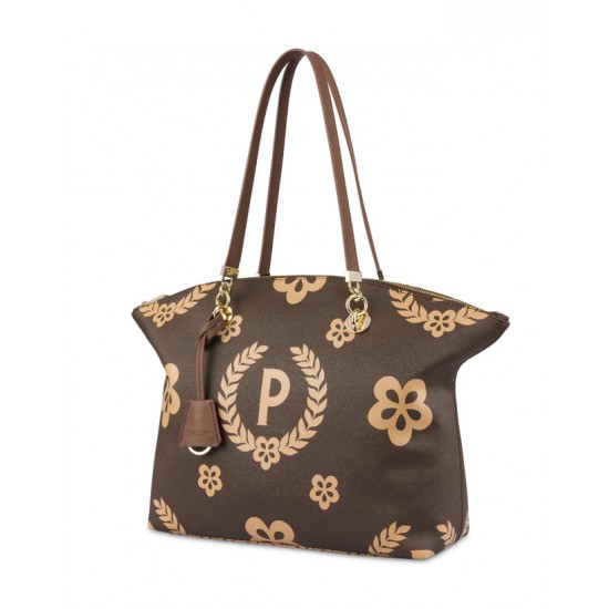 Tote Bag Day-si! Heritage Crema/Marrone/Marrone