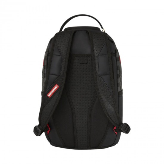 Zaino Black Puffer Grey Check Backpack